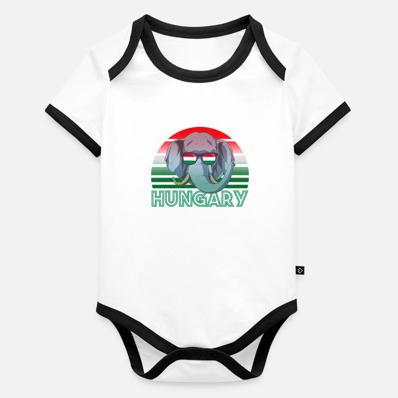 Hungary Organic Baby Contrasting Bodysuit