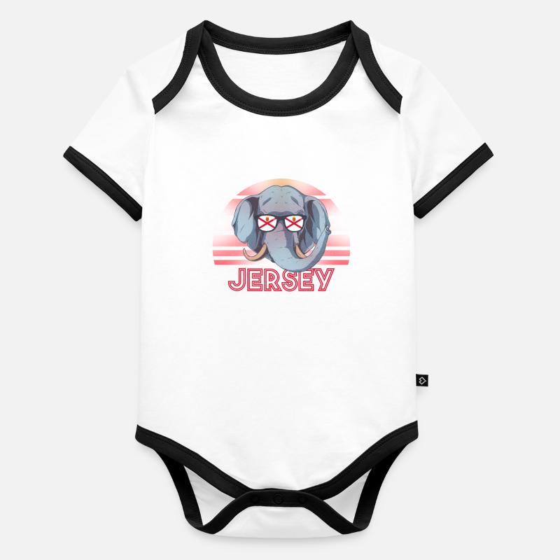 Jersey Organic Baby Contrasting Bodysuit