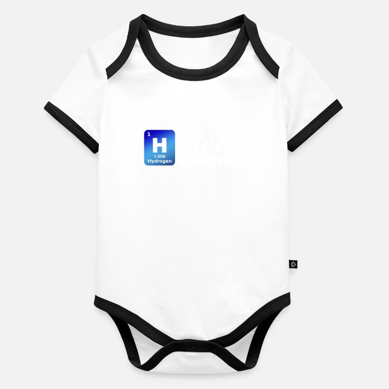 Hydrogen - Clean Energy Organic Baby Contrasting Bodysuit