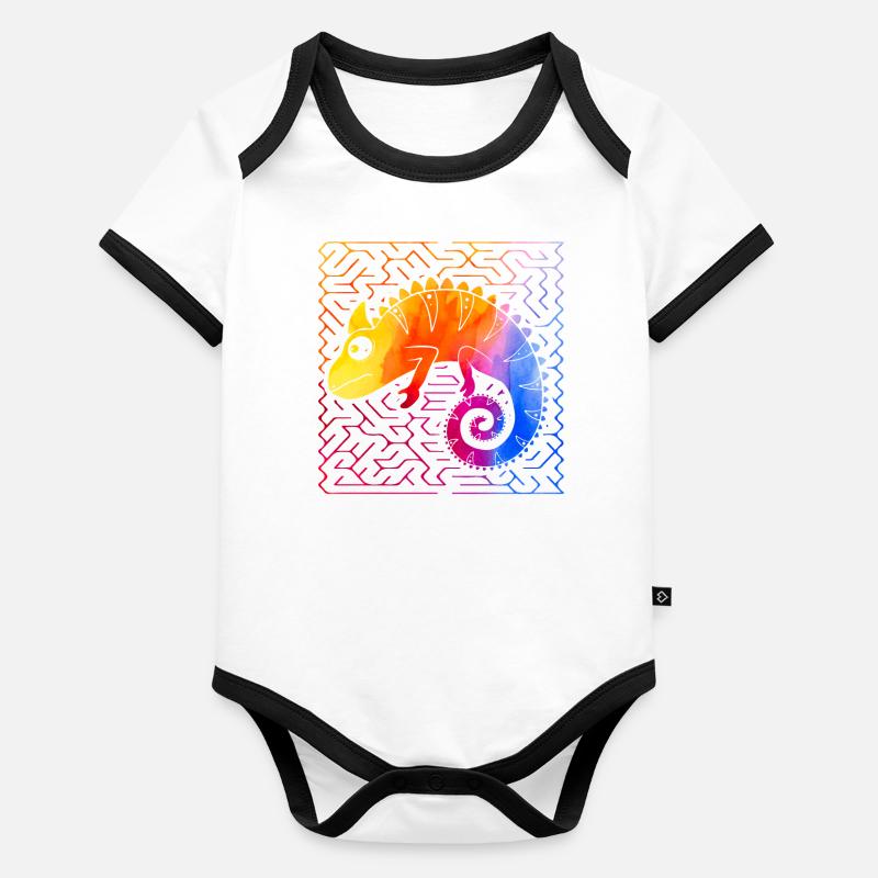 Chameleon Organic Baby Contrasting Bodysuit
