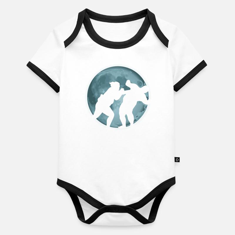 Sumo Baby Bio-Kurzarm-Kontrastbody