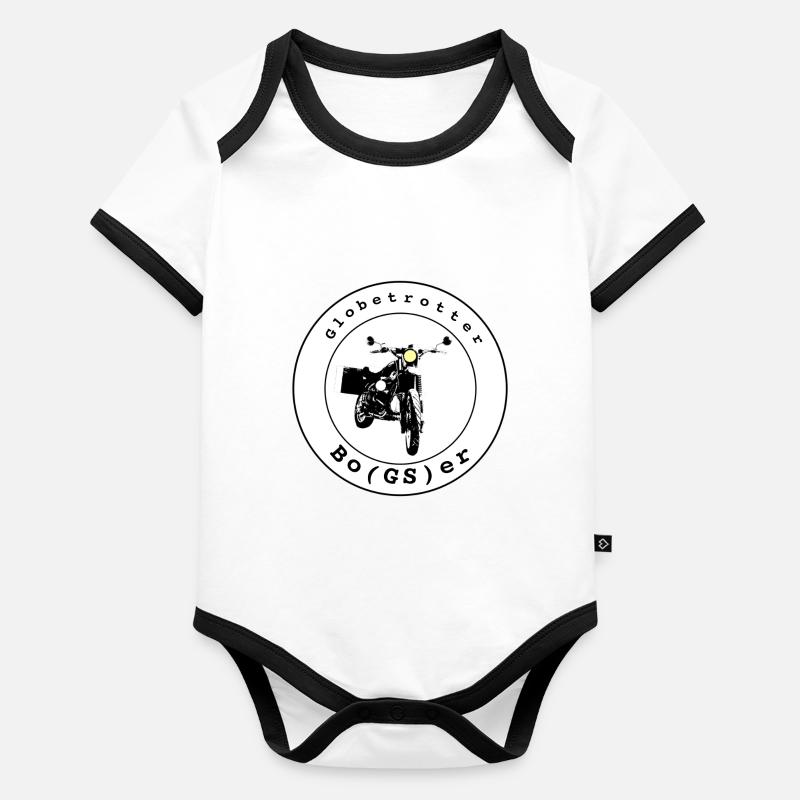 Kult Boxer, die gute alte GS Baby Bio-Kurzarm-Kontrastbody