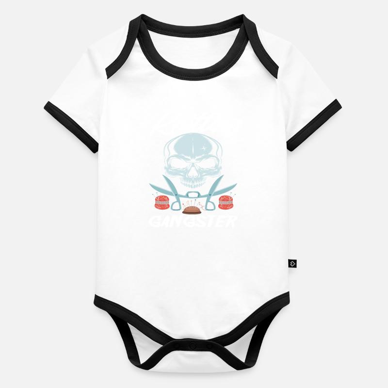 Knitting Wool Needles Hobby Knitter Organic Baby Contrasting Bodysuit