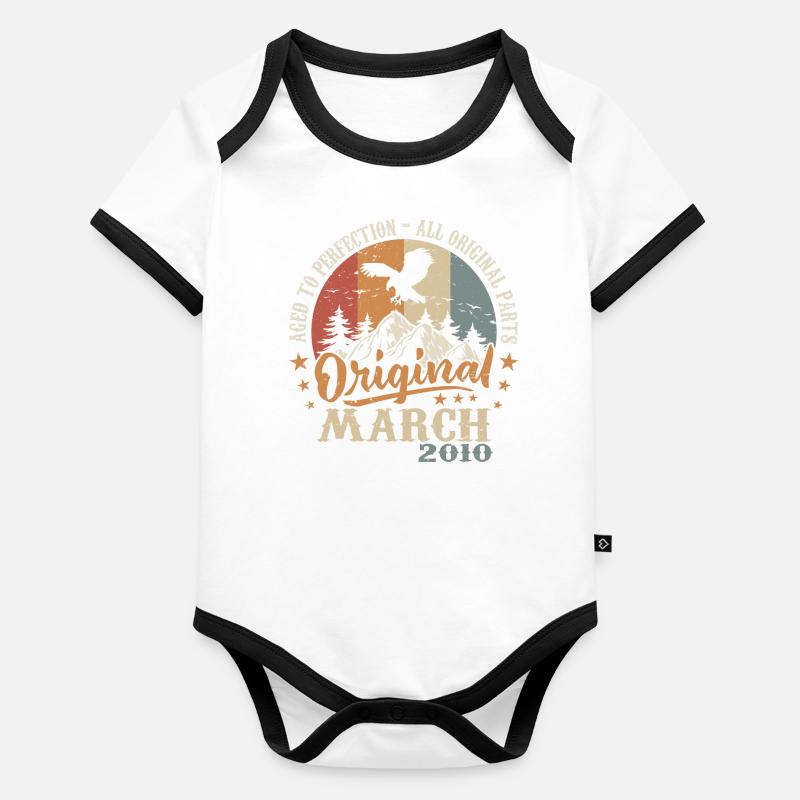March 2010 Jubilee 2010 Legends March 2010 Organic Baby Contrasting Bodysuit