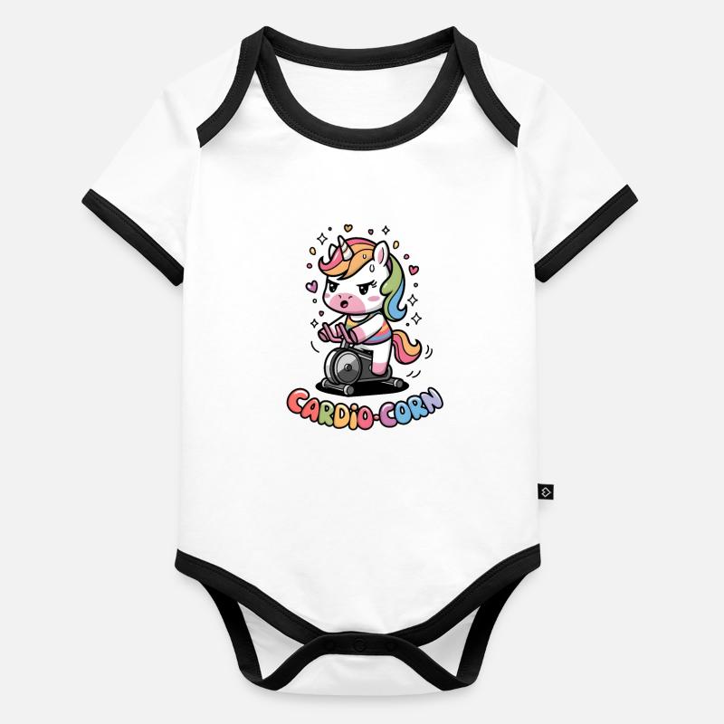 Cardio-corn Organic Baby Contrasting Bodysuit