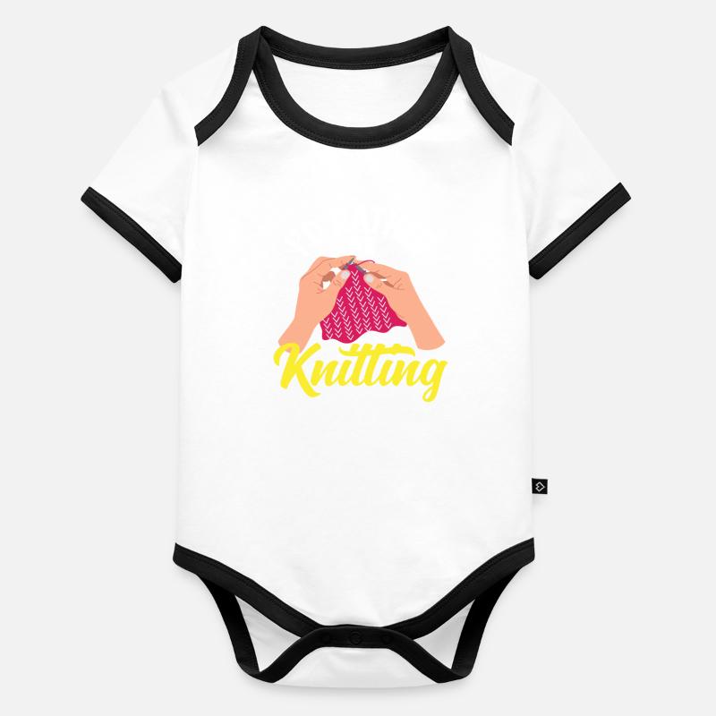 Better knitting than anything else Organic Baby Contrasting Bodysuit