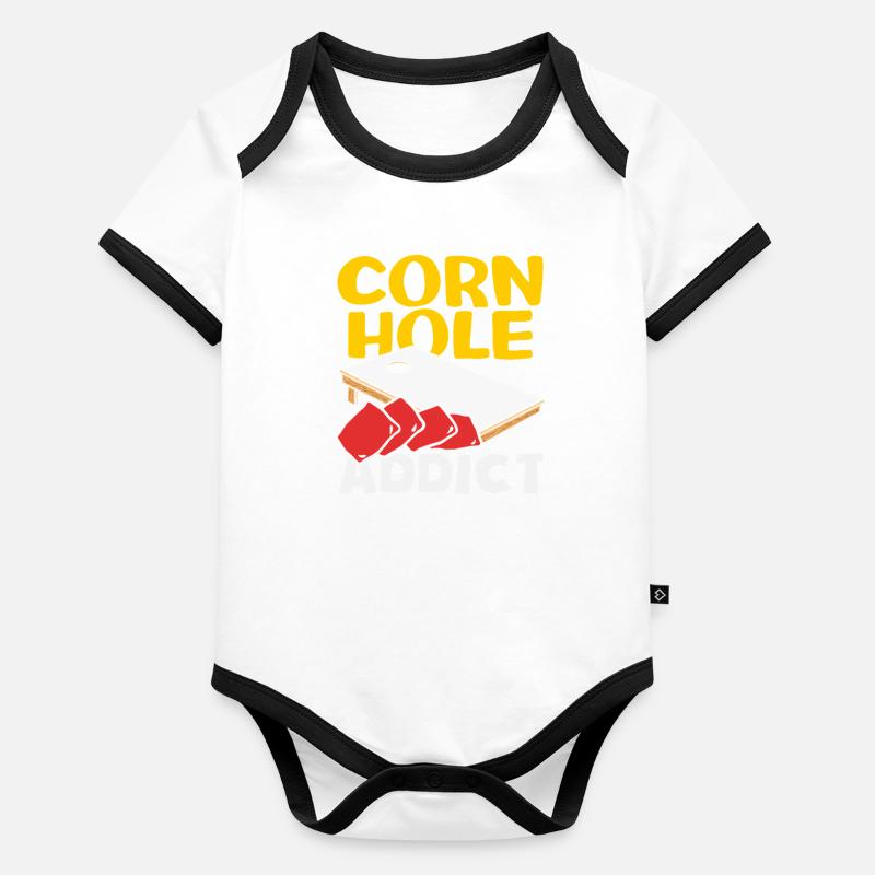 Cornhole Player Seeks Expert Organic Baby Contrasting Bodysuit