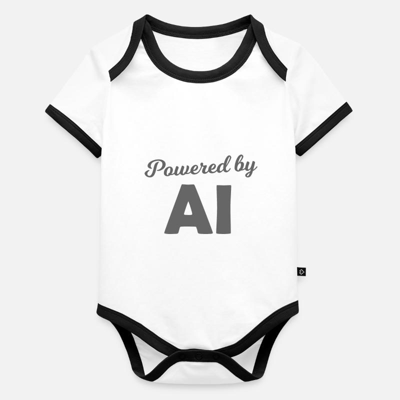 Artificial intelligence is coming Organic Baby Contrasting Bodysuit