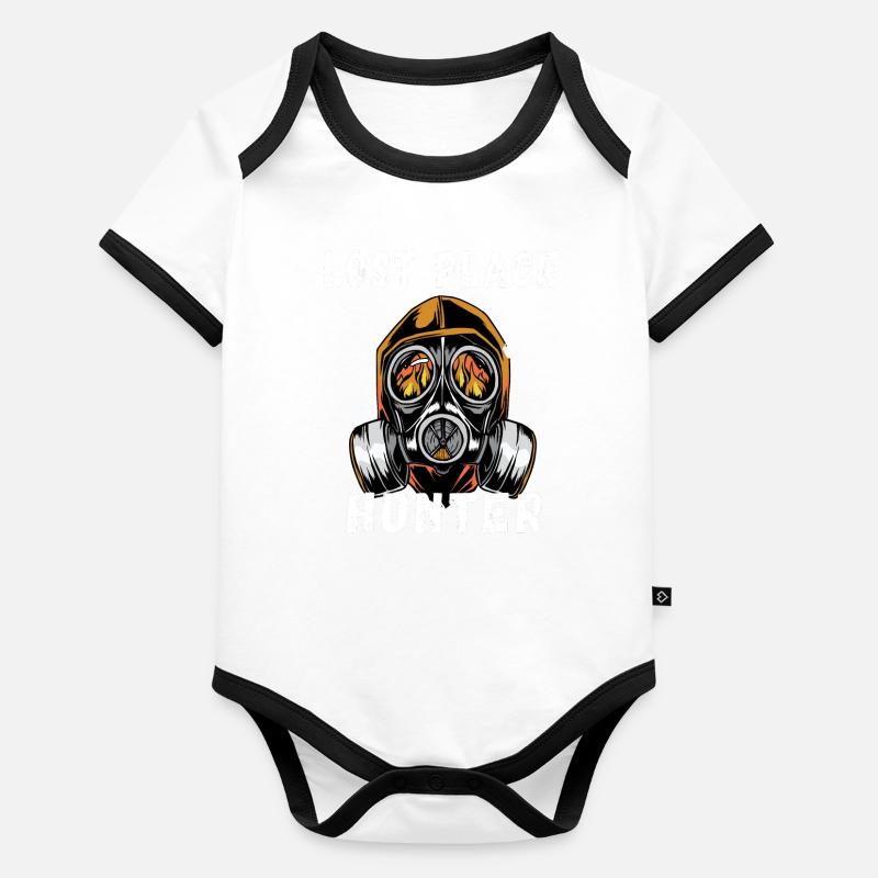 Kamera Zitat Lost Place Hunter Explorer Geschenk Baby Bio-Kurzarm-Kontrastbody