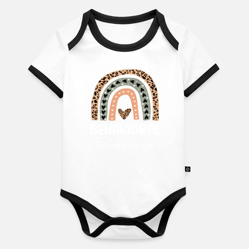 Primary school teachers Organic Baby Contrasting Bodysuit