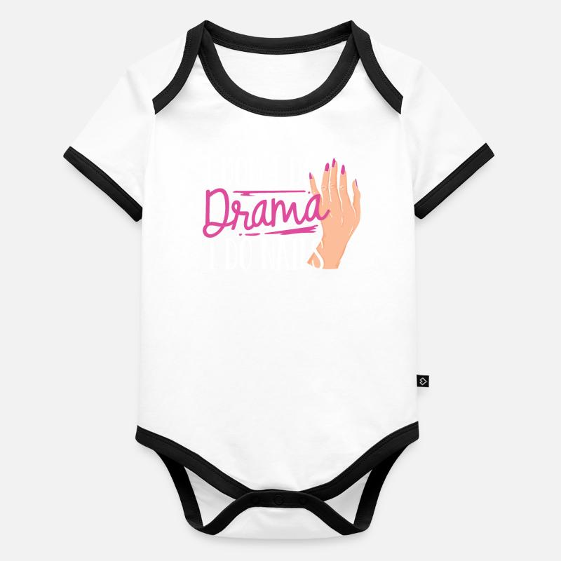 Nail technician, Nail service, Nails, Nailstalon Organic Baby Contrasting Bodysuit