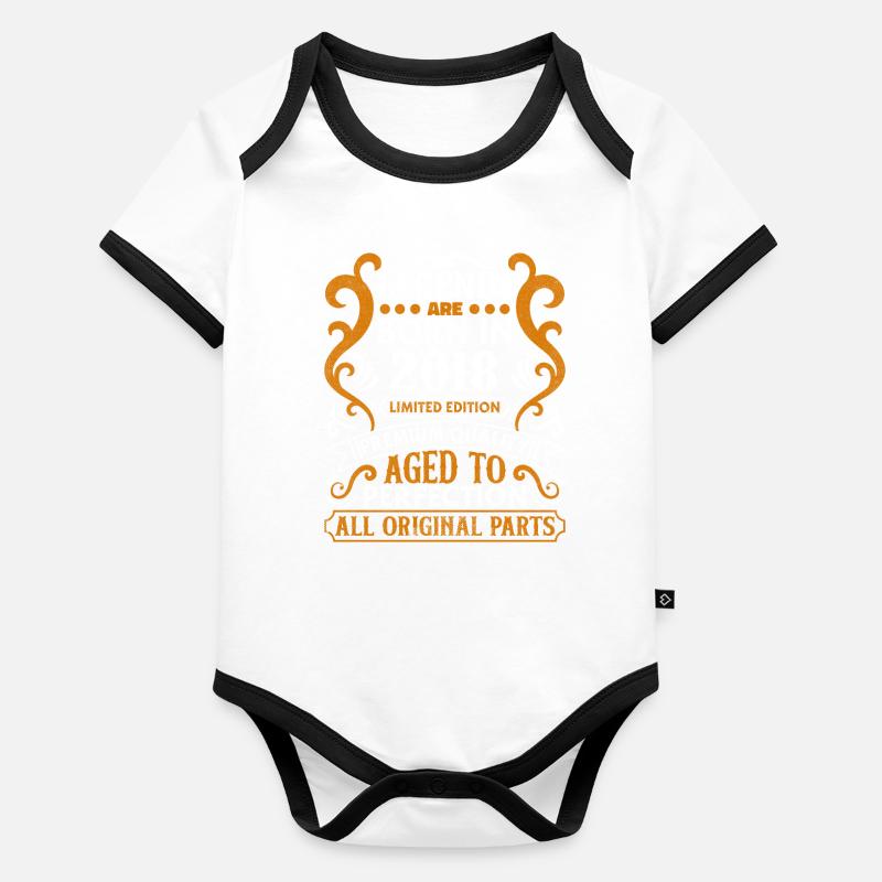 Legends Are Born In 2018 Geburtstagsgeschenk -2018 Baby Bio-Kurzarm-Kontrastbody