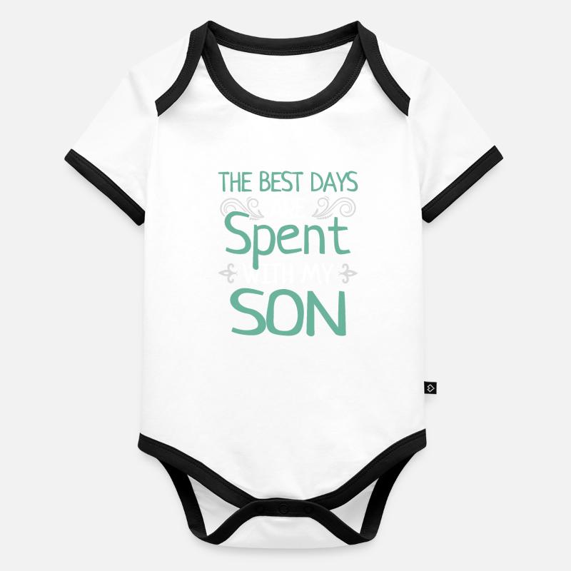 Father & Son Toddler Dad-to-be Sons Organic Baby Contrasting Bodysuit