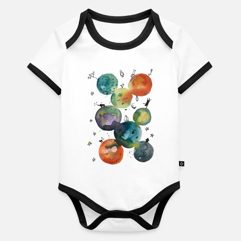 sweet dreams Baby Bio-Kurzarm-Kontrastbody