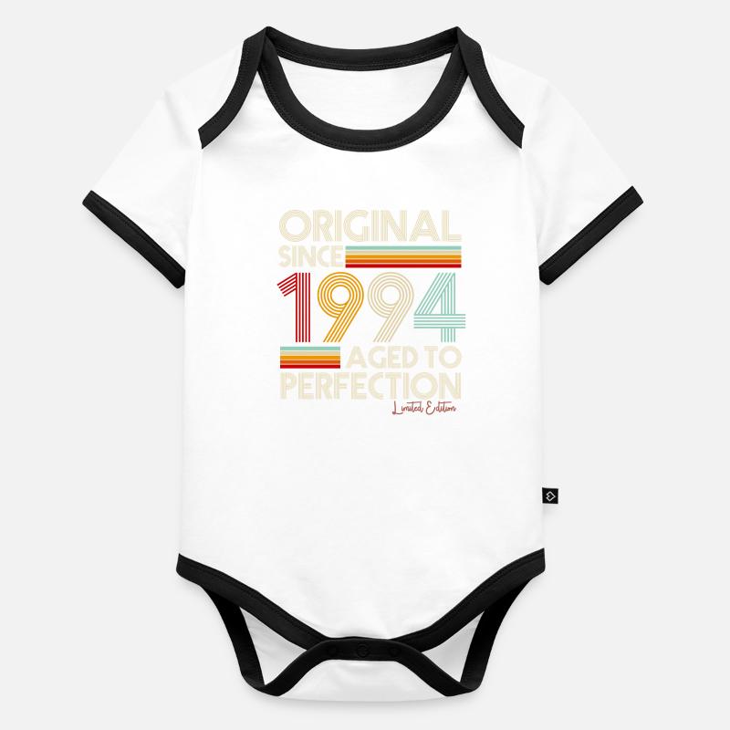 1994 Organic Baby Contrasting Bodysuit