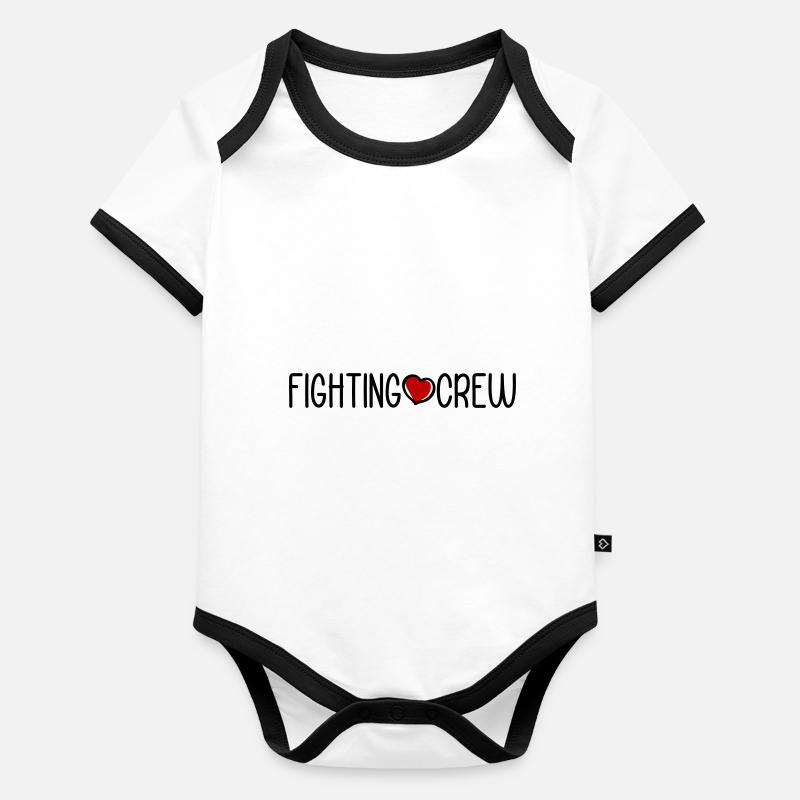 Fighting Crew Organic Baby Contrasting Bodysuit