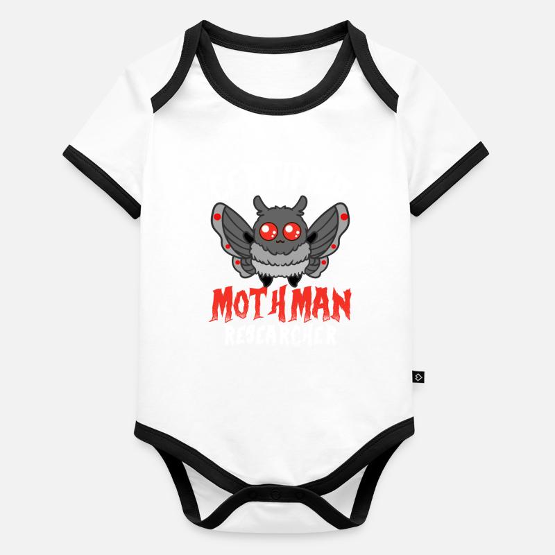 Folklore cryptide Body Bébé bio contrasté manches courtes