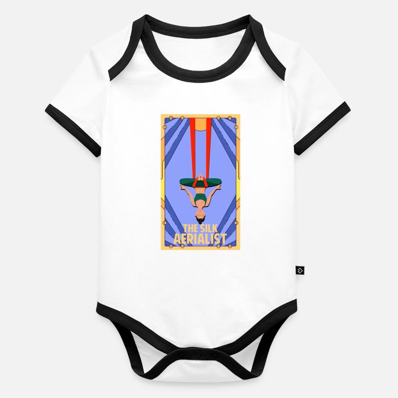 Air silk Organic Baby Contrasting Bodysuit