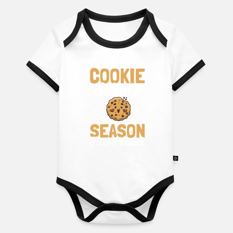 Boy Scout marchand de biscuits Body Bébé bio contrasté manches courtes