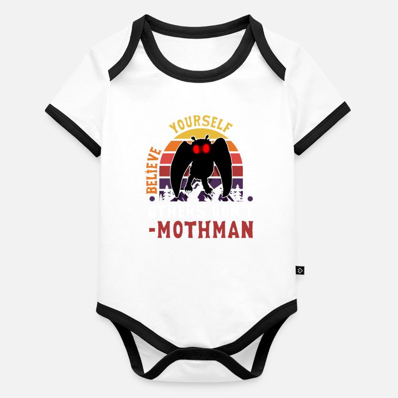 Cryptid Cryptozoology Organic Baby Contrasting Bodysuit