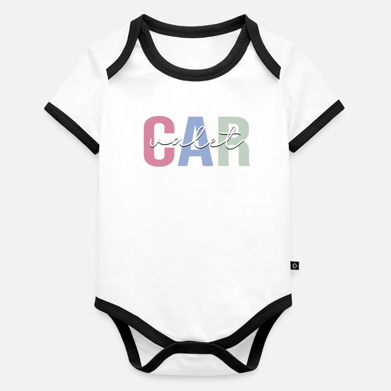 Valet parking attendant Organic Baby Contrasting Bodysuit