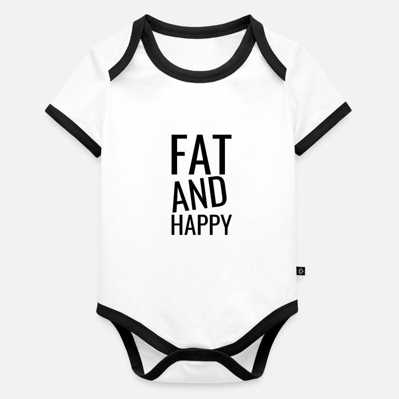 Cute and Funny Body Positivity Quotes Organic Baby Contrasting Bodysuit