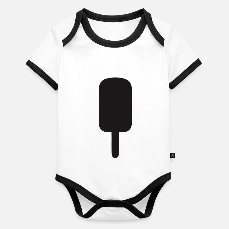 Outil Body Bébé bio contrasté manches courtes