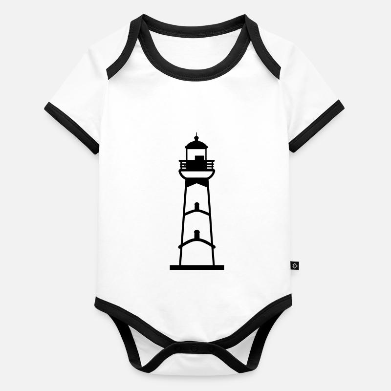 Lighthouse Organic Baby Contrasting Bodysuit