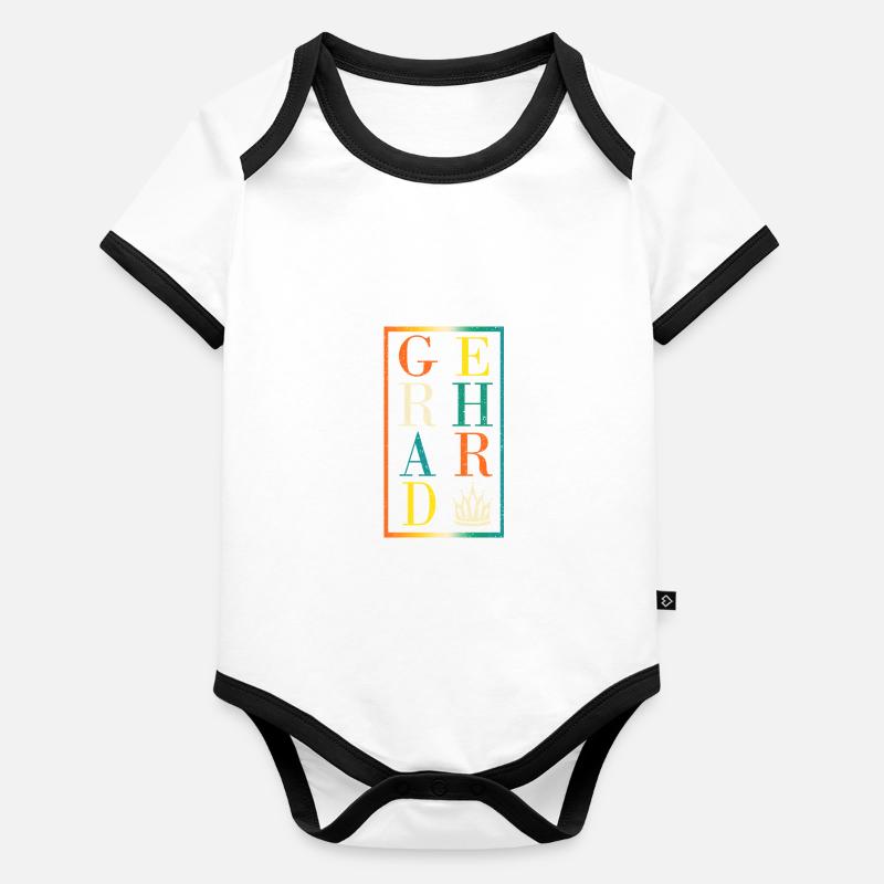 Gerhard Baby Bio-Kurzarm-Kontrastbody