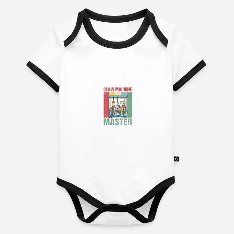 Claw Machine Master Organic Baby Contrasting Bodysuit