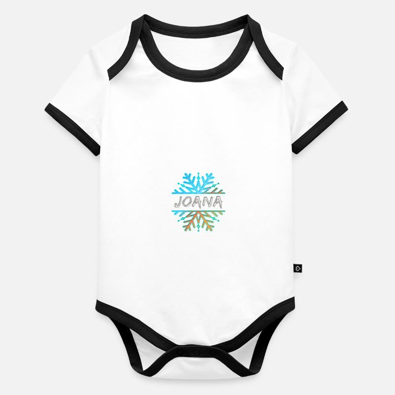 Joana als Joana Baby Bio-Kurzarm-Kontrastbody