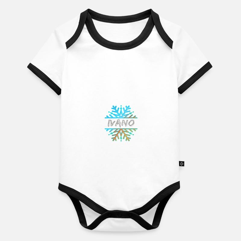 Geschenk für Ivano Baby Bio-Kurzarm-Kontrastbody