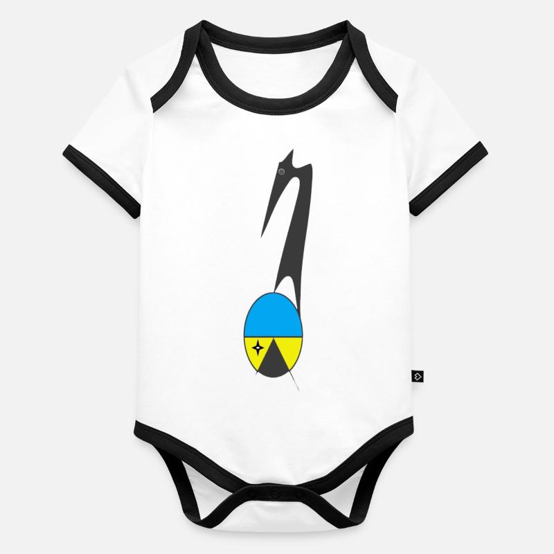 Shadow Organic Baby Contrasting Bodysuit