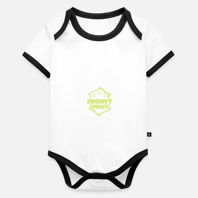 Occupation: Druggist Organic Baby Contrasting Bodysuit