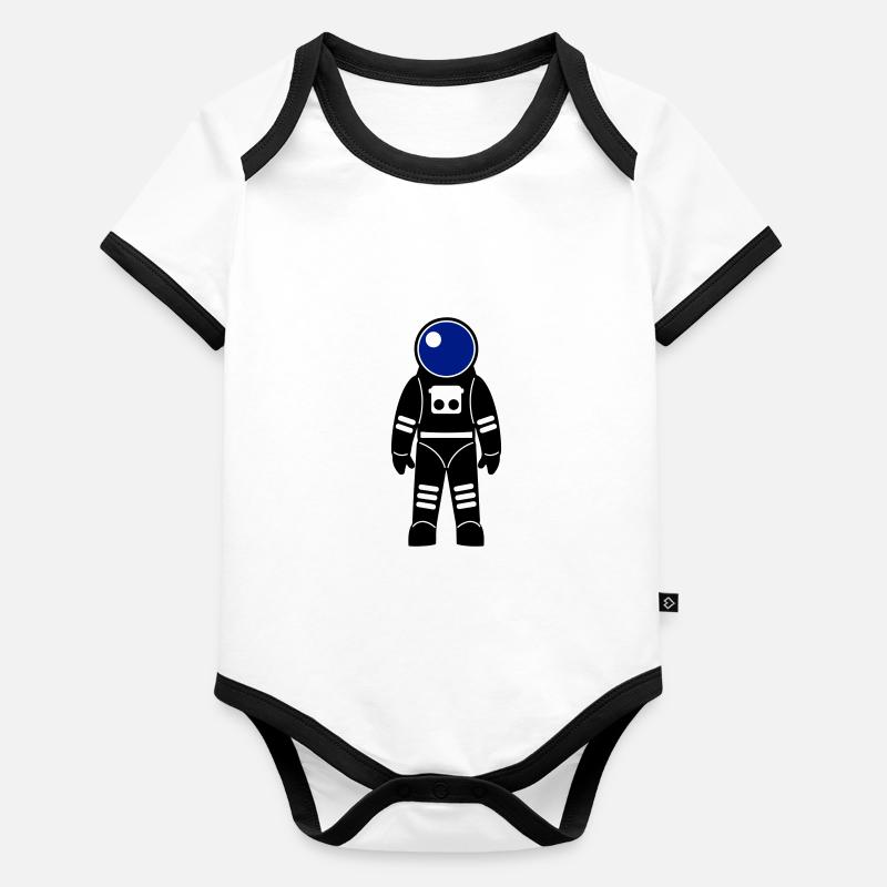 Astronaut Organic Baby Contrasting Bodysuit