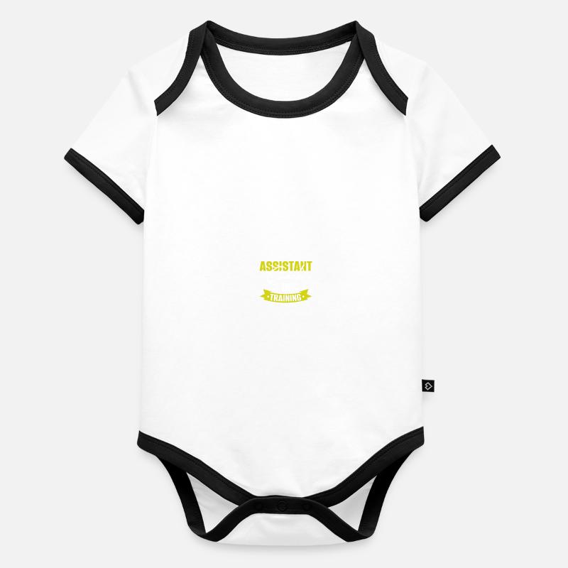 Assistant Trainer Organic Baby Contrasting Bodysuit