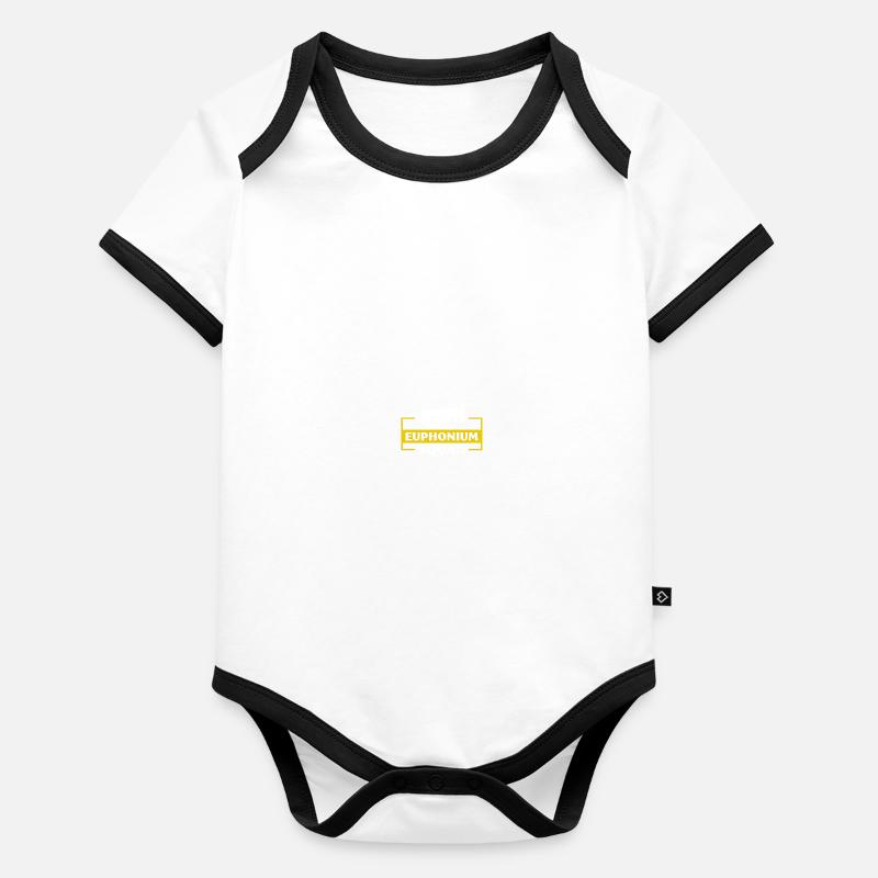 Euphonium baryton en laiton profond Body Bébé bio contrasté manches courtes