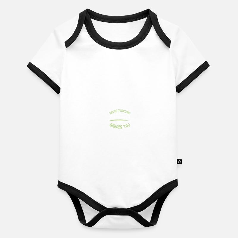 Majorette dancer drum major Organic Baby Contrasting Bodysuit