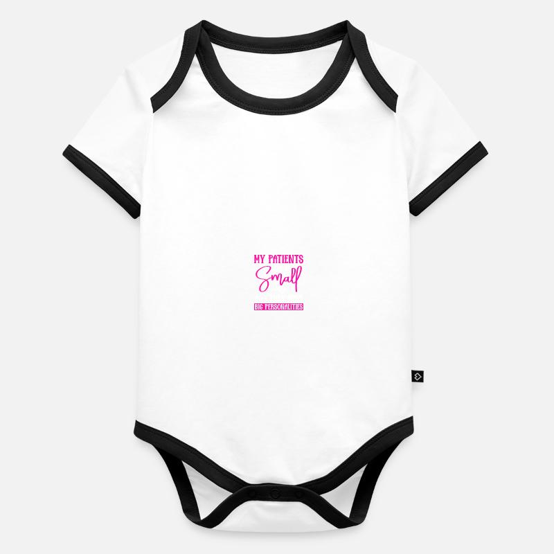 NICU-Schwester Baby Bio-Kurzarm-Kontrastbody