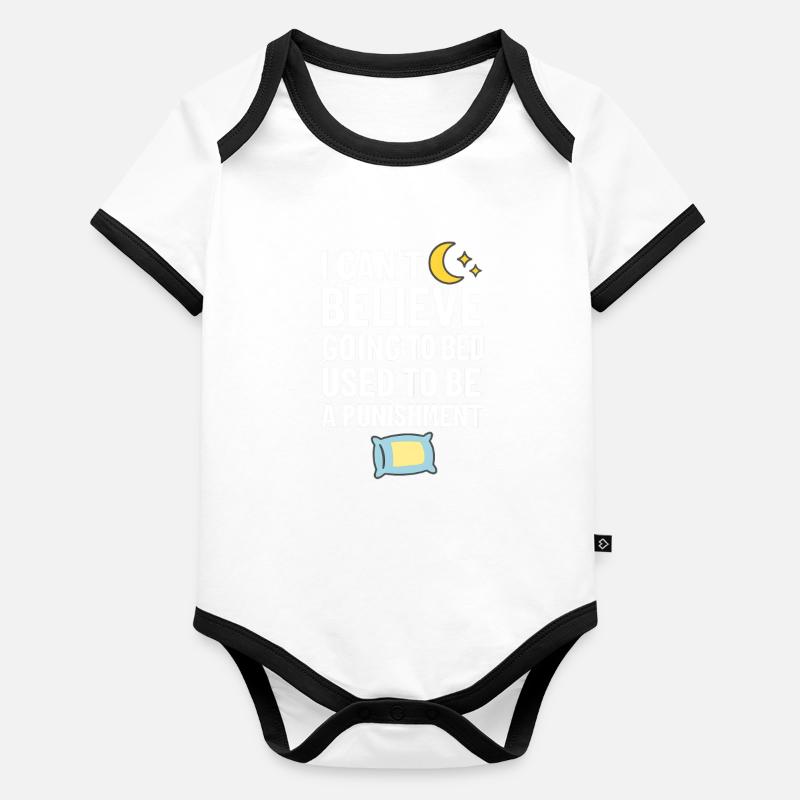 Punition Au Coucher Mème, Dormir Body Bébé bio contrasté manches courtes