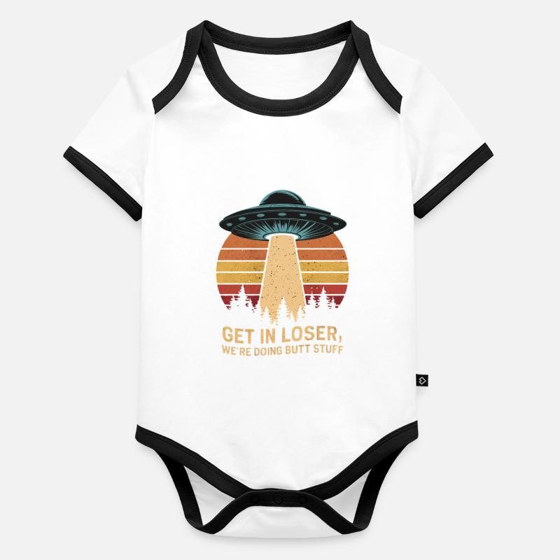 Explore Space - Pack The Stuff, We Organic Baby Contrasting Bodysuit