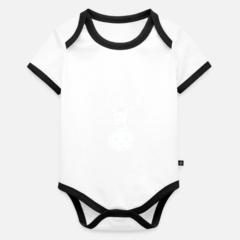 I need more space astronaut Organic Baby Contrasting Bodysuit