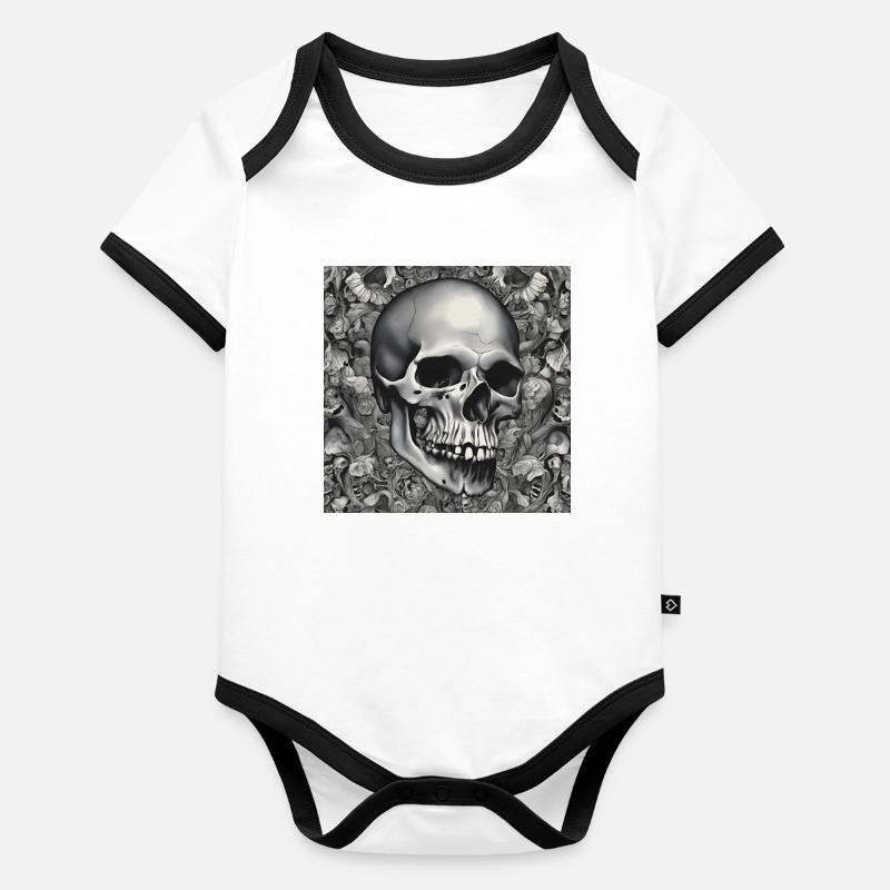 Gothic Anatomy Baby Bio-Kurzarm-Kontrastbody