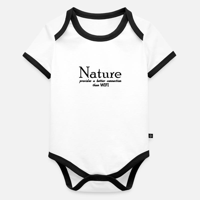 Nature Organic Baby Contrasting Bodysuit