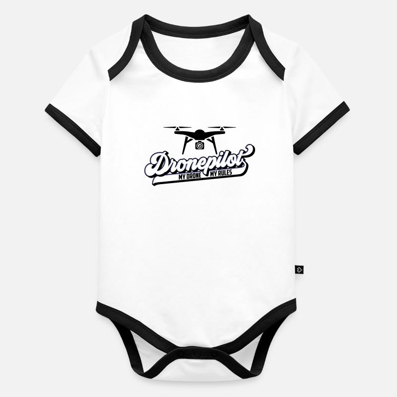 Colors can be changed | Drone pilot Dronepilot Organic Baby Contrasting Bodysuit