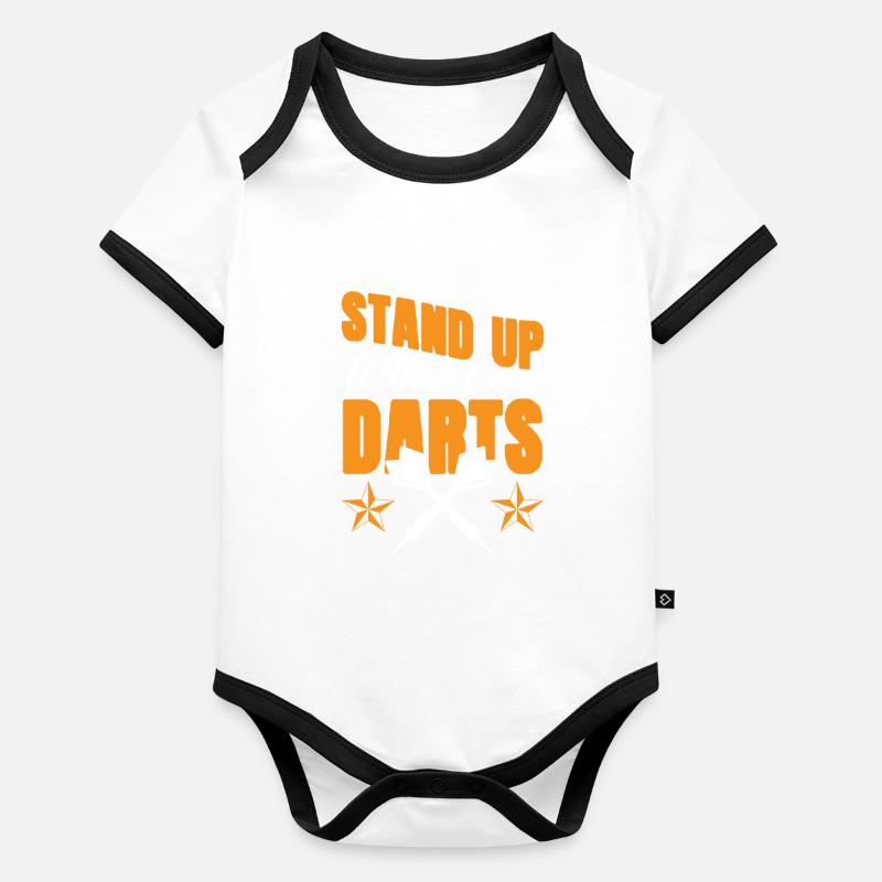 dart liebe Baby Bio-Kurzarm-Kontrastbody