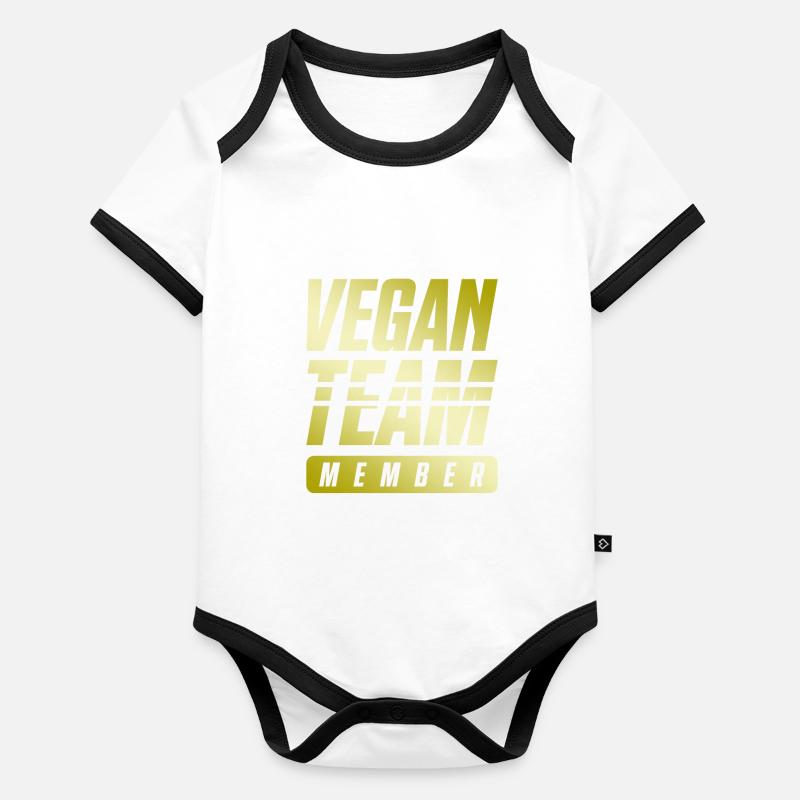 Vegan Team Organic Baby Contrasting Bodysuit