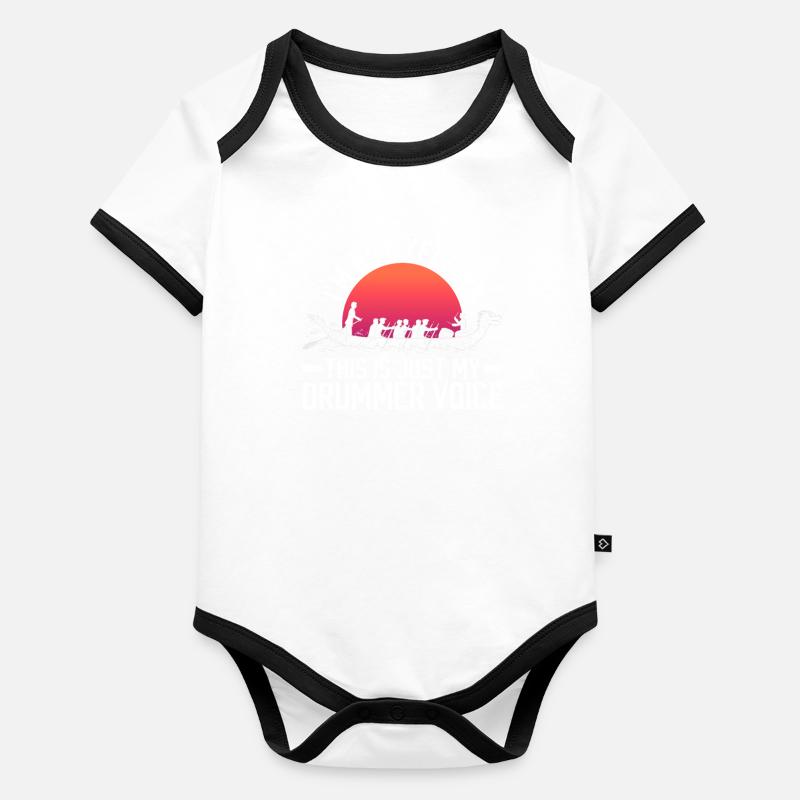 Drachenboot Und Drachenboottrainer Body Bébé bio contrasté manches courtes