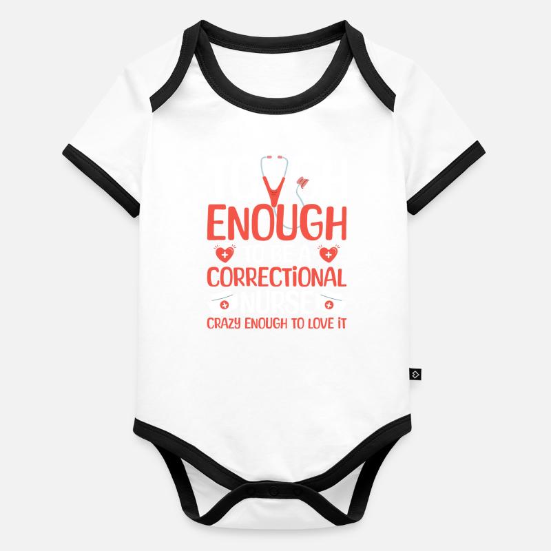 Correctional Nurse Design Für Organic Baby Contrasting Bodysuit