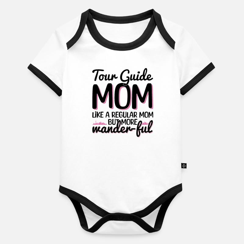 Reiseberater-mutter-design Für Eine Body Bébé bio contrasté manches courtes
